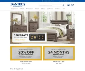 Danielshomecenter.com(Furniture Stores) Screenshot