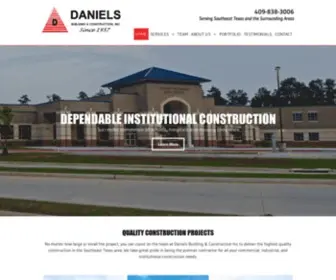 Danielsinc.com(Daniels Building & Construction Inc) Screenshot