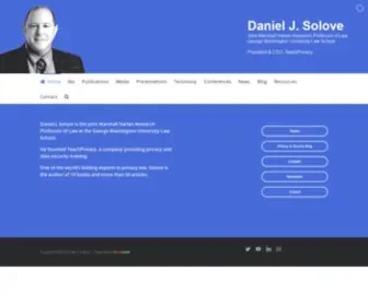 Danielsolove.com(International Expert in Privacy) Screenshot