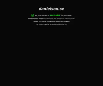 Danielson.se(danielson) Screenshot