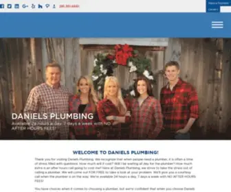 Danielsplumbing.com(Tomball Plumber) Screenshot