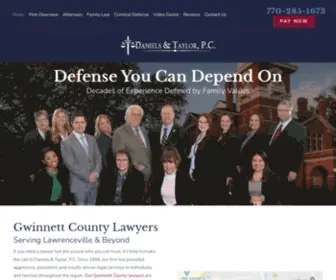 Danielstaylor.com(4.9✰ Gwinnett Divorce Attorneys) Screenshot