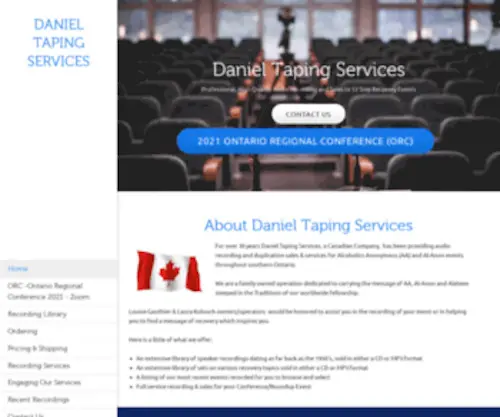 Danieltapingservices.ca(DANIEL TAPING SERVICES) Screenshot
