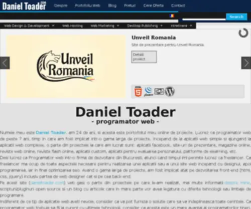 Danieltoader.com(Daniel Toader Daniel Toader) Screenshot