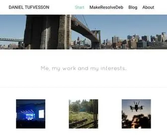 DanieltufVesson.com(Daniel Tufvesson) Screenshot