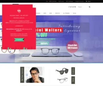 Danielwalters.com(Buy branded prescription eyeglasses and sunglasses at a discounted price) Screenshot