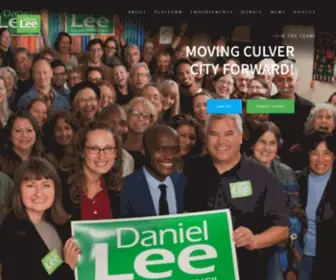 Danielwaynelee.com(Daniel Lee for Culver City Council) Screenshot