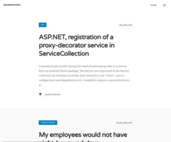 Danielwertheim.se(danielwertheim) Screenshot