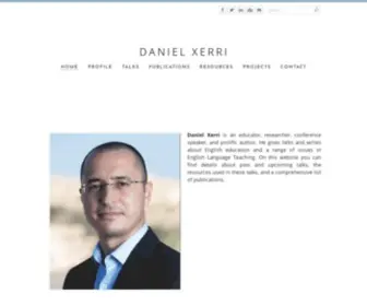 DanielXerri.com(Daniel Xerri) Screenshot