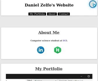 Danielzelfo.com(Daniel Zelfo's Website) Screenshot