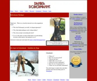 Danika.com(Danika Dobermanns) Screenshot