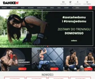 Daniken.com.pl(Rękawice karate) Screenshot