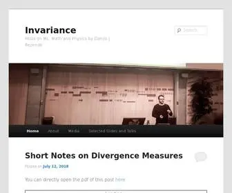 Danilorezende.com(Invariance) Screenshot