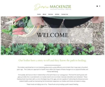 Danimackenzie.com(If you're looking for a registered holistic nutritionist) Screenshot