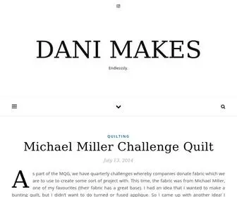 Danimiller.com(Dani Makes) Screenshot