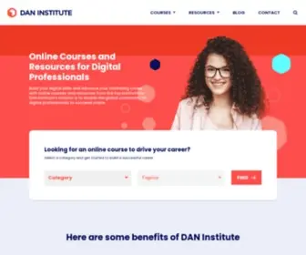 Daninstitute.com(DAN Institute) Screenshot