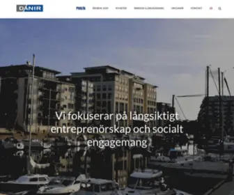 Danir.se(Med fokus på långsiktigt entreprenörskap och socialt engagemang) Screenshot