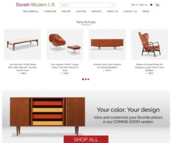 Danishmodernla.com(Danish Modern L.A) Screenshot