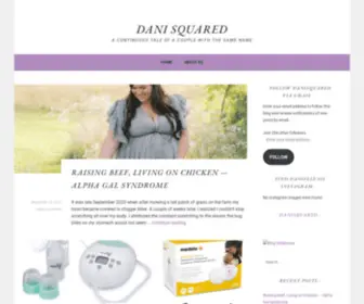 Danisquared.com(A continuous tale of a couple with the same name) Screenshot