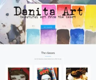 Danitaartclasses.com(Danita Art Classes) Screenshot