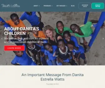 Danitaschildren.org(Danita's Children serves hundreds of children and their families by providing) Screenshot