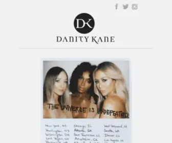 Danitykane.com(Danity Kane) Screenshot