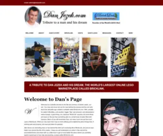 Danjezek.com(Tribute to a man and his dream) Screenshot