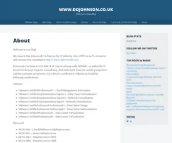 Danjohnson.blog(Dans Blog) Screenshot