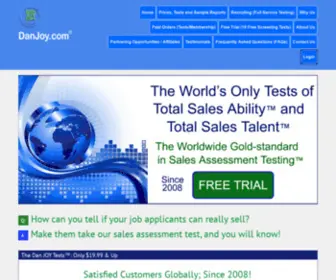 Danjoy.com(Top Sales Assessment Tools) Screenshot