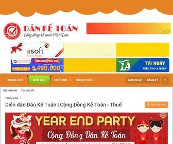 Danketoan.com(Diễn đàn Dân Kế Toán) Screenshot
