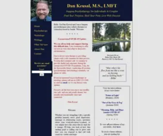 Dankeusal.com(Jungian Psychotherapy in Seattle by Dan Keusal) Screenshot