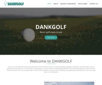 Dankgolf.com(Dank Golf) Screenshot