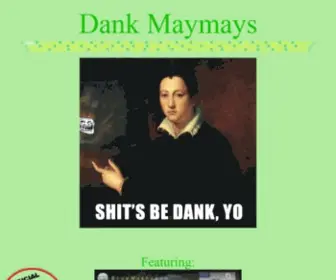 Dankmaymays.com(Dank Memes) Screenshot