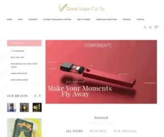 Dankvapecarts.com(HOME DANKVAPES) Screenshot