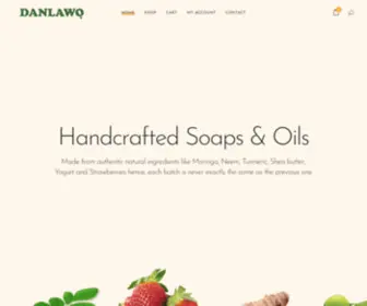 Danlawo.com(Handcrafted Soaps & Oils) Screenshot