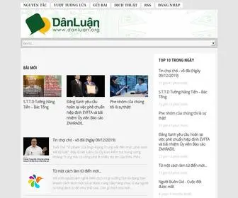 Danluan.org(Dân Luận) Screenshot