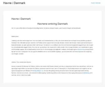 Danmarks-Havneportal.dk(Havne i Danmark) Screenshot