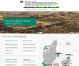 Danmarksnationalparker.dk(Danmarks nationalparker) Screenshot