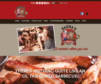 Dannasbbq.com(Best Barbecue) Screenshot