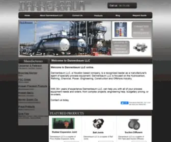 Dannenbaumllc.com(Dannenbaum LLC Oil and Gas Equipment Pipe Valves and Fittings) Screenshot