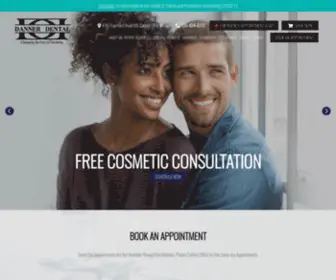 Dannerdental.com(Dr. Danner) Screenshot