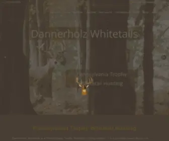 Dannerholzwhitetails.com(DannerHolz Whitetails) Screenshot