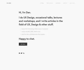 Dannessler.com(UX Design) Screenshot