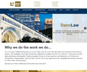 Dannlaw.com(The Dann Law Firm) Screenshot