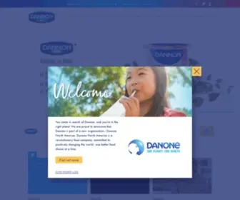 Dannon.com(Dannon Yogurt) Screenshot