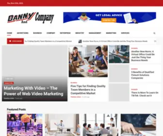 Dannyandcompany.com(Business Blog) Screenshot