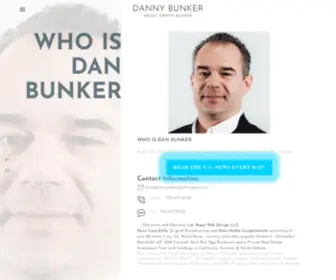 Dannybunker.com(About Danny Bunker) Screenshot