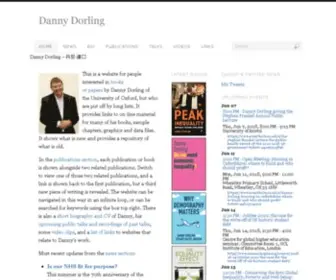 Dannydorling.org(Danny Dorling) Screenshot