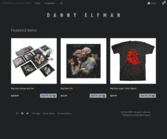 Dannyelfmanbigmess.com(Shop the Danny Elfman Online Store) Screenshot