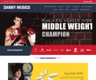 Dannymusico.com(Actor Boxer Model) Screenshot